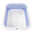 thumbnail image 1 of Cat Litter Tray, Professional Open Cat Litter Box Collapsible Easy To Clean Open Air Kitty Litter Pan  With Baffle Scoop For Bedroom Indoor, 1 of 8