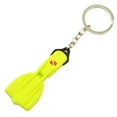 thumbnail image 1 of Mini Silicone Scuba Flipper Keychain Swim Fins Pendant Keyring Bag Charm Diving Souvenir Gift, 1 of 6