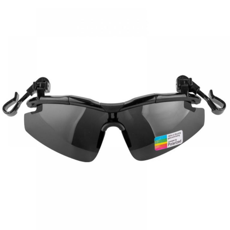 Solid Polarized Fishing Glasses Hat Visors Sport Clips Cap Clip on