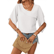 thumbnail image 1 of Blusa Informal Elegante de con Cuello en V para Mujer, 1/2, Verano 2025 XL, 1 of 9