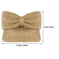 thumbnail image 2 of RENACLIPY Sac à Main Nœud Papillon Petite Pochette Kaki Lot de 1 Style d'Été pour Femmes, 2 of 5