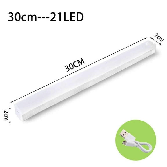 Rechargeable LED Motion Sensor Light – Wireless Under Cabinet Night Light with Type-C Charging Under Counter Lighting for Closet, Bedroom, Wardrobe, Kitchen & Stairway