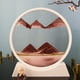 thumbnail image 1 of Xihbxyly Cuadro Artístico de Arena En Movimiento, Diseño de Arena Natural Que Fluye, Elegante Marco de Vidrio, Base Acrílica de Lujo, Decoración para El Hogar y La Oficina, Meditación y Relajación, F, 1 of 4