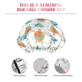 thumbnail image 4 of Sea turtle Shower Cap, Reusable Bath Hair Hat for all Hair Lengths Hair Cover with Elastic Band Double Waterproof Layers Bathing Hat, 4 of 5
