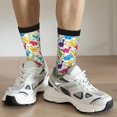 thumbnail image 6 of Rateoe Colorful Dinosaurs for Women Casual Calf Socks - Cute Crew Socks - Thin Soft Above Ankle Socks Size 5-11, 6 of 6