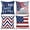 Color-1, variant on 4th of July Patriotic Pillow Cover 16x16 Inch,Set of 4 Garden Flowers Spring Cushion Cases for Couch Sofa Bed Home Decor