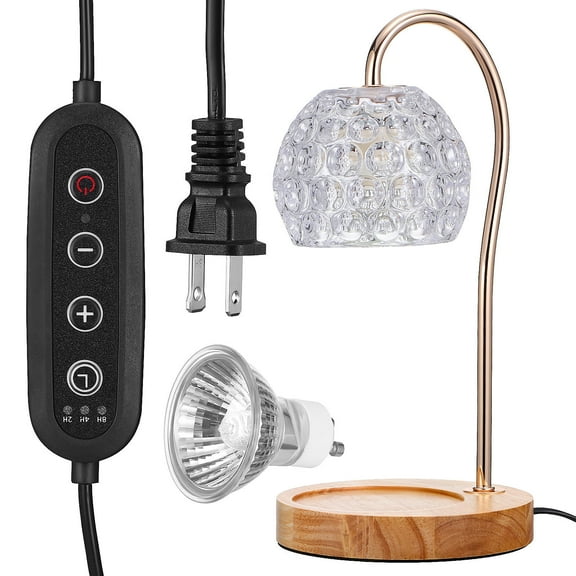 Raindrops Candle Warmer Lamp Electric Scented Candle Warmer Light Adjustable Lightness(US Plug)