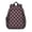 Pink and Black, variant on Pink and Black Checkered Pattern Backpack for School, Cute School Bag with Adjustable Shoulder Straps and Padded Back, 15"x11.42"x5.5"