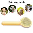 thumbnail image 4 of Sywqhk Peine para depilación de perros, aguja para gatos, recortador de pelo, herramienta de aseo (amarillo y blanco) Sywqhk Para estrenar, 4 of 8