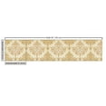thumbnail image 3 of Ivory Fabric by the Yard, Vintage Baroque Pattern with Curved Flower Lines Rococo Style Ornate Art, Decorative Upholstery Fabric for Chairs & Home Accents, Cream Pale Brown by Ambesonne, 3 of 5