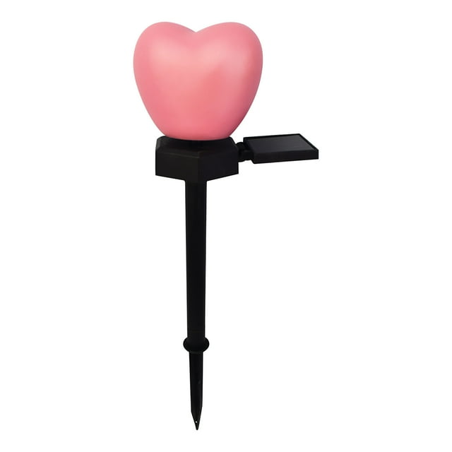 Dvkptbk Heart Shaped Light Solar Heart Heart Shaped Garden Decor Ground Inserting Lamp Home Decor on Clearance