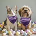 thumbnail image 2 of Dog Bandana 2 Pack,Purple Gold Wave Marble Bandanas for Dogs,Cat Bandana,Small/ Large Dog Bandana 2 Size,Dog Bandanas, 2 of 6