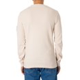 thumbnail image 3 of Calvin Klein Jeans Badge Waffle Longsleeved T-Shirt, Beige, 3 of 5