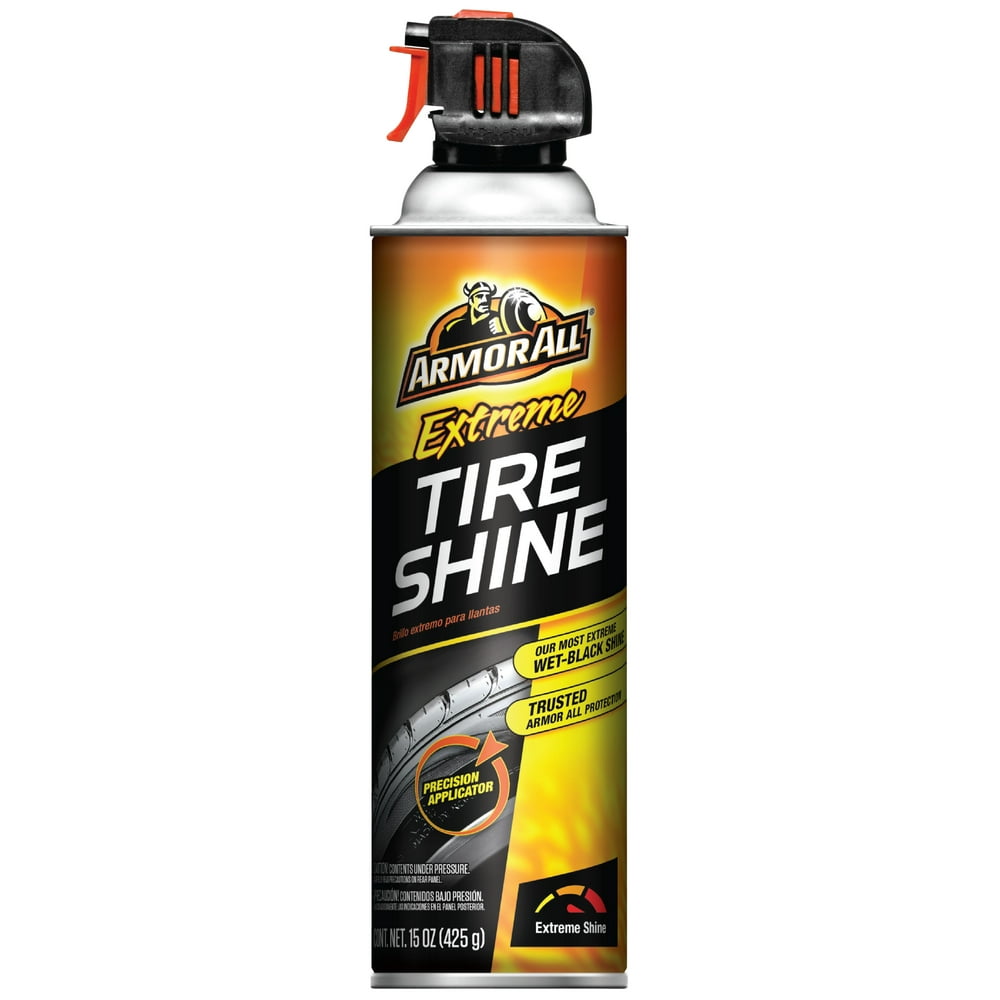 Armor All Extreme Tire Shine Aerosol, Tire Shine Spray (15 ounces