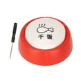 thumbnail image 3 of Botones para perros con pilas, bajo consumo de energía, resistente a mordeduras, botón de grabación de voz portátil para mascotas, para gatos, perros, mascotas, rojo y blanco, 3 of 14