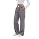 thumbnail image 2 of Pantalones Bóxer de Cuadros A Rayas para Mujer, de Algodón, para Estar en Casa, Informales, Estilo Y2K, con Bolsillos Negro L, 2 of 9