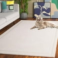 thumbnail image 3 of SAFAVIEH Metro Winston Solid Area Rug, Ivory, 6' x 6' Square, 3 of 8