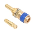thumbnail image 1 of Quick Coupling Kit, Brass,MIG TIG Torch Adapter Torch Hose Adapter and Rubber Torch Tube Adapter Easy to Install High Hardness for MIG TIG Welding Red, 1 of 7