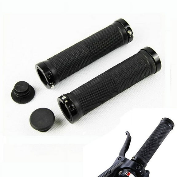 Kyusrd Cycling Bike Bicycle Handlebar Grips Rubber Anti-slip Handle Grip