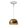 thumbnail image 1 of Jesco Lighting KIT-QAP503-CCSN Bol Double Paroi Plaqué - Chocolat, 1 of 1