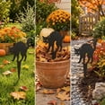 thumbnail image 4 of Halloween Iron Ground Stake, Metal Porch Ornament, Spooky Yard Decor, Inserts Firmly into Soil and Resists Outdoor Weather for Flower Bed, Garden Path, and Lawn Display., 4 of 8