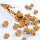 thumbnail image 5 of 100 bolsas de cono transparentes medianas, bolsas para violonchelo, bolsas transparentes dulces con 100 piezas de lazos giratorios, 11,8 por 6,3 pulgadas (lazos dorados), 5 of 5