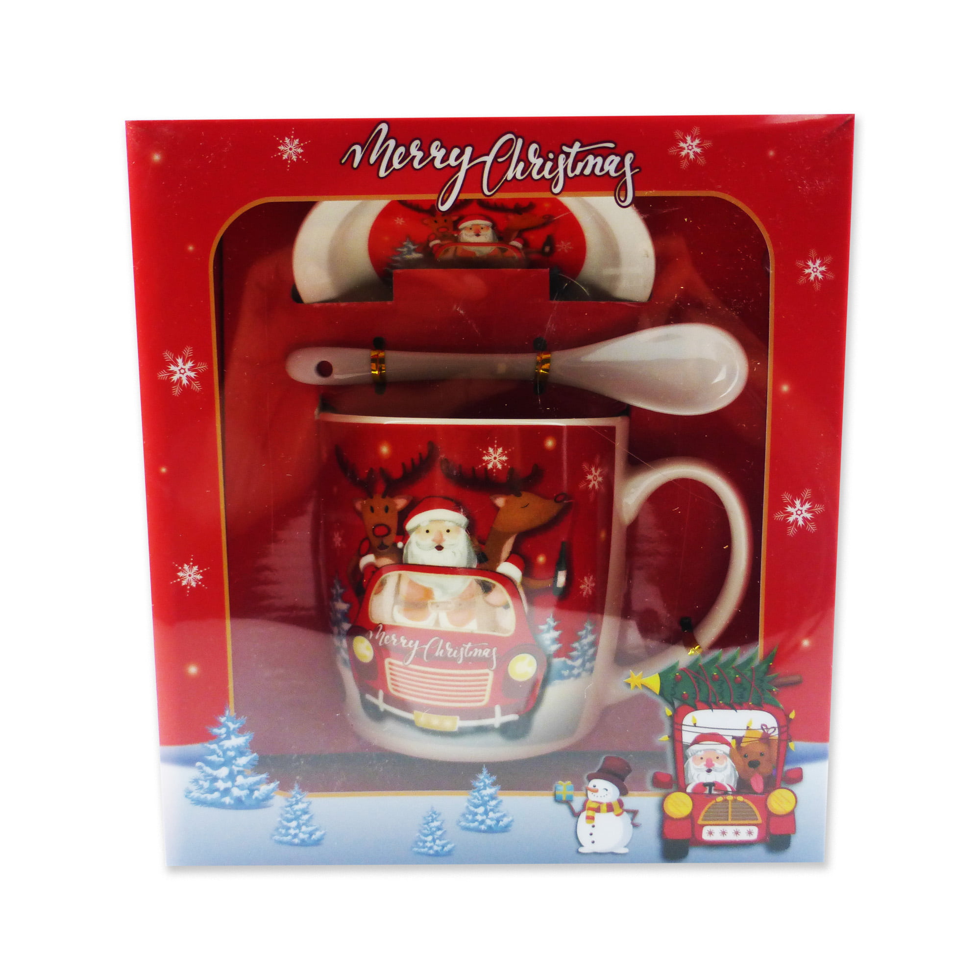 Christmas Theme Red Mug Perfect for Christmas 