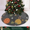 thumbnail image 6 of FMSHPON Cute Pumpklin Xmas Christmas Tree Skirt Stand Mat for Holiday Party Decoration Indoor Outdoor 48 inches, 6 of 6