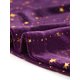 thumbnail image 5 of BLUSA METÁLICA BRILLANTE CON ESTRELLAS DE VELVET DE MANGA LARGA Y CUELLO EN V DE CHIC PARA MUJERES S PURPURA, 5 of 5