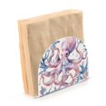 thumbnail image 2 of Pink Coral Octopus Napkin Holder for Table Clear Napkin Stand Paper Holder Acrylic Organizer Dispenser Napkins for Dinner Kitchen Restaurant Room, 2 of 8