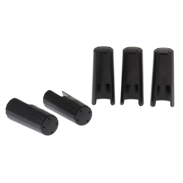 5 Uds de Boquil de Saxofón perfecl Accesorio de Repuesto de Saxofón Negro