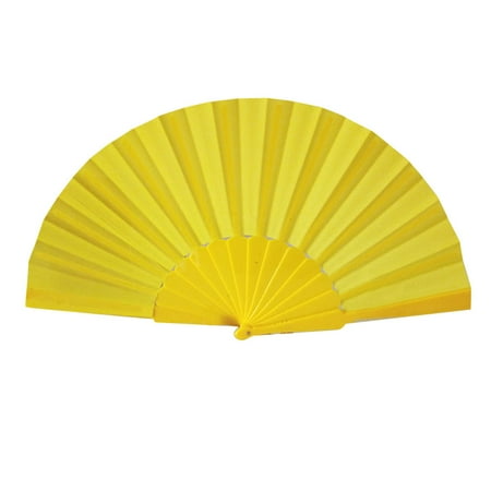 

TiFyTof2ys Lace Silk Folding Hand Held Solid Color Fan