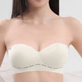 thumbnail image 4 of SMihono Fashion Women's Lightly Padded Balconette Bra T Shirt Supportive Underwire Plus Size Demi Everyday Bras Comfortable Brassiere White 36, 4 of 7