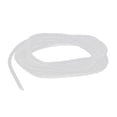 thumbnail image 1 of Tubo de envoltura de cable espiral de polietileno PE de 6 mm OD 4M Uxcell Blanco, 1 of 2