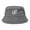 Gray, variant on I Am Black History Logo Washed Bucket Hat For Men Women Denim Bucket Hat Sun Hat Cowboy Fishing Beach Hat