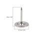 thumbnail image 2 of Uxcell 0.43''x0.59'' Clavos de tapicería, clavos de cabeza plana para muebles, pines de hierro tono plateado 50 piezas, 2 of 5