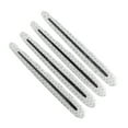 thumbnail image 2 of NS Car Carbon Fiber Door Handle Reflective Sticker Scratches Protection Universal white, 2 of 5