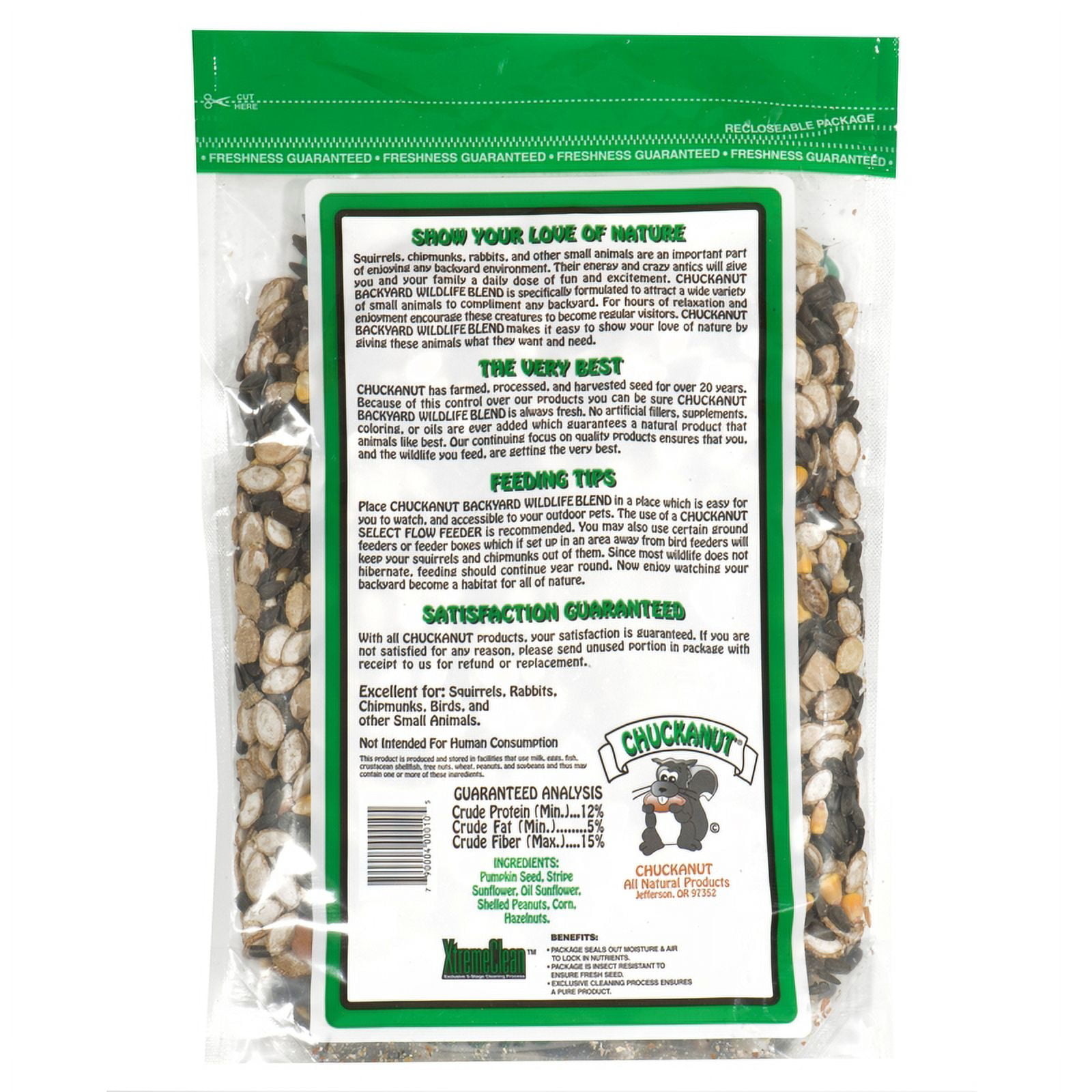 BACKYARD WILDLIFE DIET