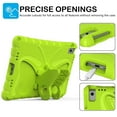 thumbnail image 2 of for iPad 10.2" 9th Gen 2021/8th Gen 2020/7th Gen 2019, for iPad Air 3rd 2019/Pro 10.5 2017 Case for Kids with 90° Rotatable Folding Butterfly Stand Shoulder Strap Cover, Grassgreen, 2 of 6
