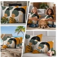 thumbnail image 4 of Boho Middle Century Outdoor Pillow Covers 24x24 Set of 2,Waterproof Patio Throw Pillowcase Protectors,Abstract Orange Geometric Leaves Decorative Pillow Shams Cushion Covers for Seat Bed Couch Sofa, 4 of 8