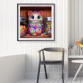 thumbnail image 4 of Cuadros Decorativos Diamante pintura 5D taladro redondo completo mosaico DIY Candy Cat Kit decoraciones de pared Ndcxsfigh Nuevos Originales, 4 of 8