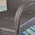 thumbnail image 3 of Noble House 5 Piece Traditional Wicker Rattan Reliable Dining Furniture Sets Gray, 3 of 7