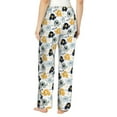 thumbnail image 3 of Goofa Cute Elephant Printed Soft Pajama Pants for Women, Wide Leg Comfy Casual Lounge Yoga Pants-Large, 3 of 9