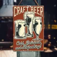 thumbnail image 4 of Letrero de hojalata vintage de cerveza, letrero de metal de whisky, placa decorativa para pared, decoración de pub, bar, cueva de hombre, club, 4 of 5