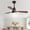 Brown, variant on Sofucor 48 Inch Ceiling Fan with Light, Solid Wood Low Profile Ceiling Fans with Lights and Remote, Quiet DC Motor, 3 Blade Ceiling Fan for Bedroom Living Room Patio