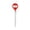Red, variant on Big Bubble Wand with Smile Face Handle, 17-Inch Giant Bubble Blower Outdoor Activities, Summer Party Favors Gift(Bubble Solution Included)