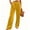 Yellow, variant on Women's Soft Velour Wide Leg Pants Drawstring Elastic Waist Loose Palazzo Trousers with Pockets Casual Party Loungewear Trousers Yellow