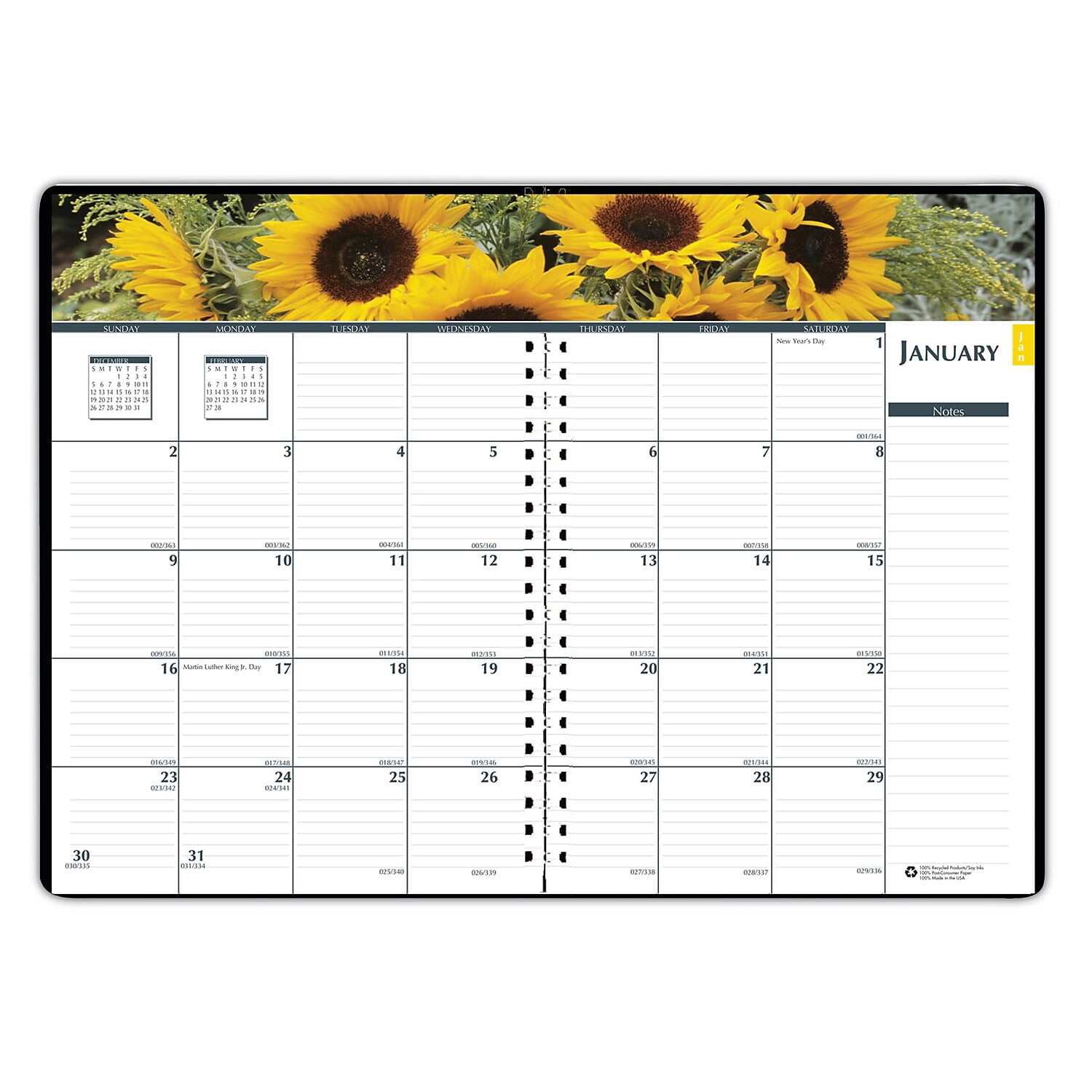 2024-2025 House of Doolittle 8 x 5 Express Track Recycled Weekly Appt Book/Monthly Planner