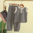 thumbnail image 2 of HSMQHJWE Little Girls 2 Piece Summer Clothing Set Sleeveless Tank Top and Long Pants Outfits for Toddler Size 1 to 12 Years, 2 of 4