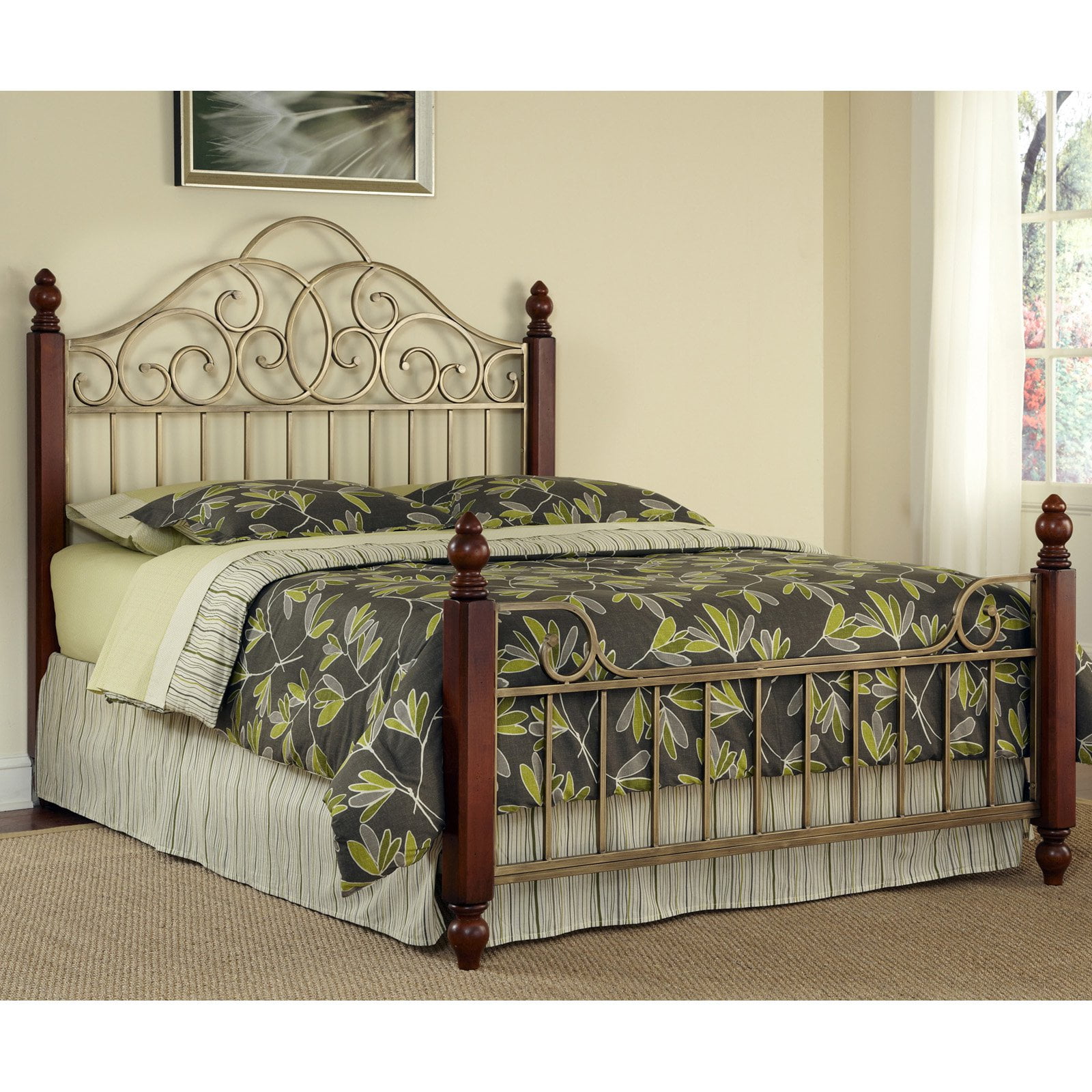Home Styles St Ives Queen Full Headboard Cinnamon Cherry Aged Gold Home Styles St Ives Queen Full Headboard Cinnamon Cherry Aged Gold Com